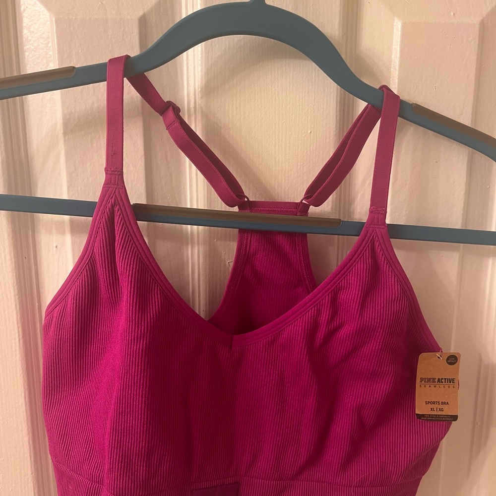Pink Women's Sports Bra